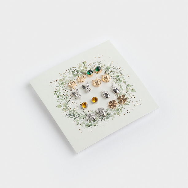 Avon - zestaw kolczyków Willow 8 par