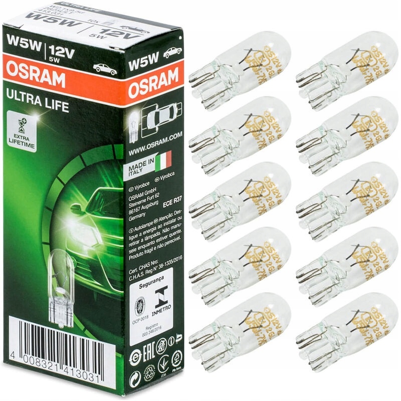 

Żarówka W5W 5W 12V Osram Ultra Life 10 sztuk!