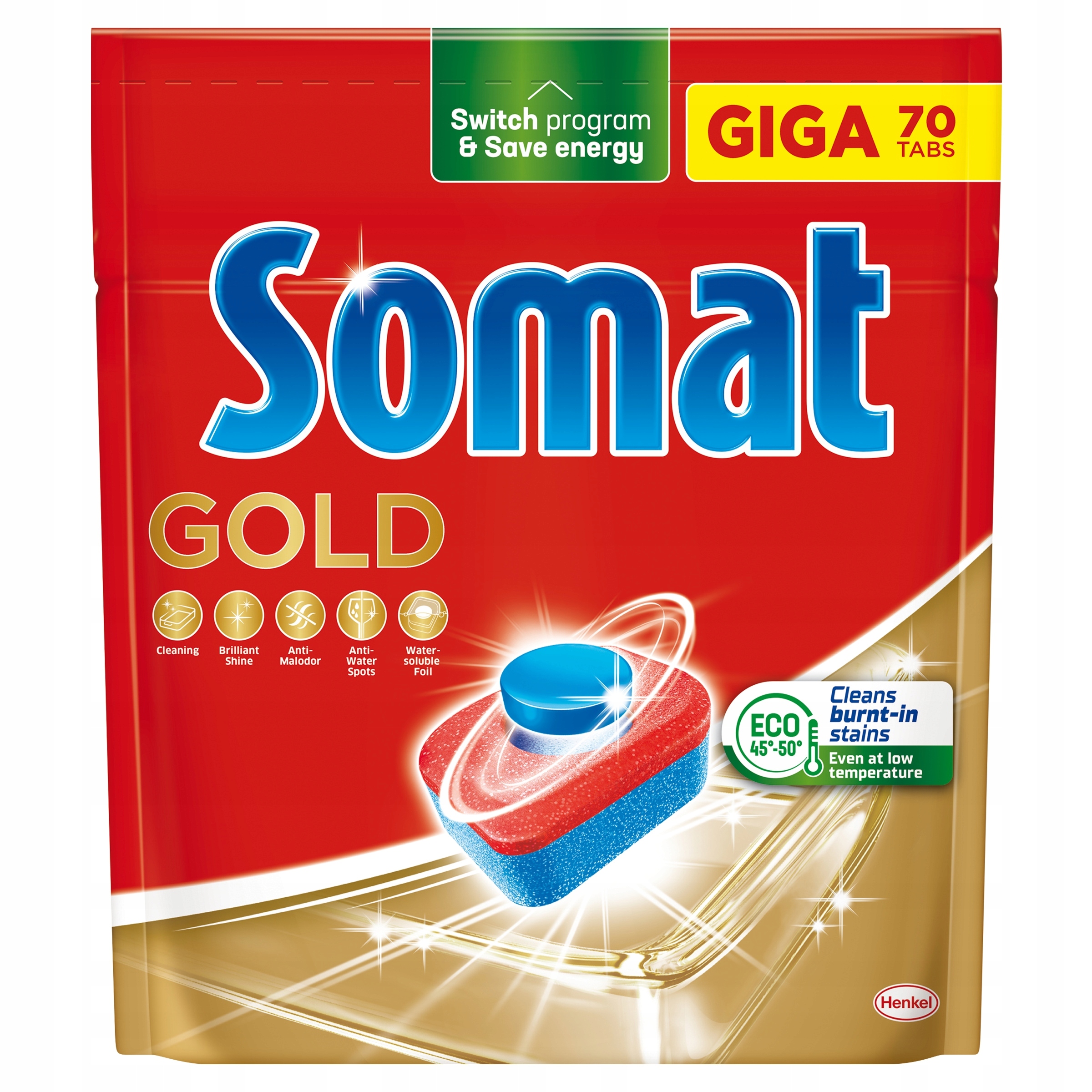 Levně Somat Gold Giga+ Tablety do myčky 70 ks