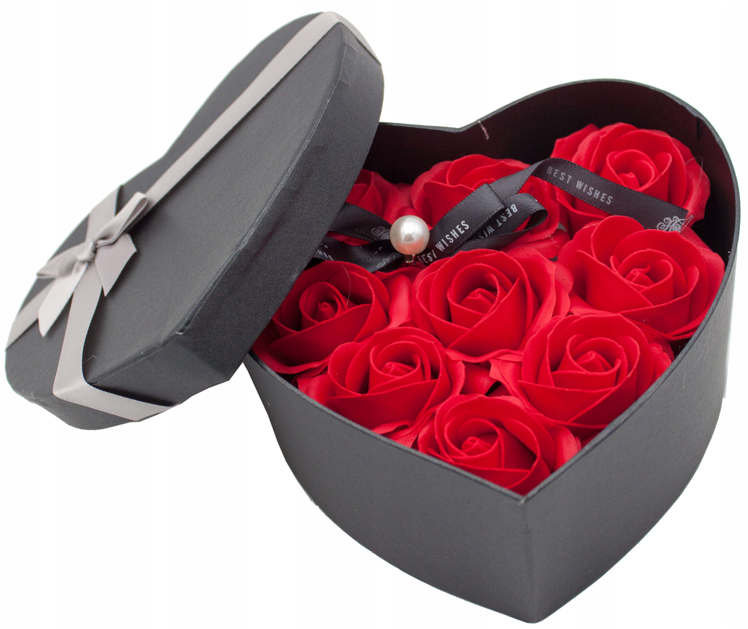 

Flower Box Pachnący Mydlane Różyczki Róże Serce