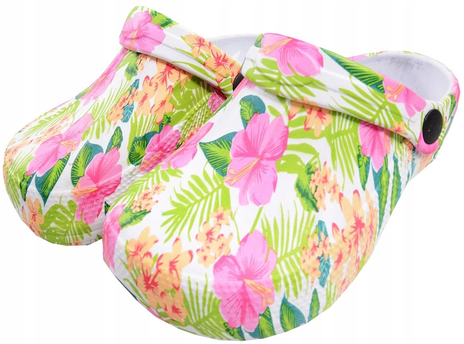 YO! KROKSY KLAPKI LEKKIE BASENOWE kwiaty 30 K2C