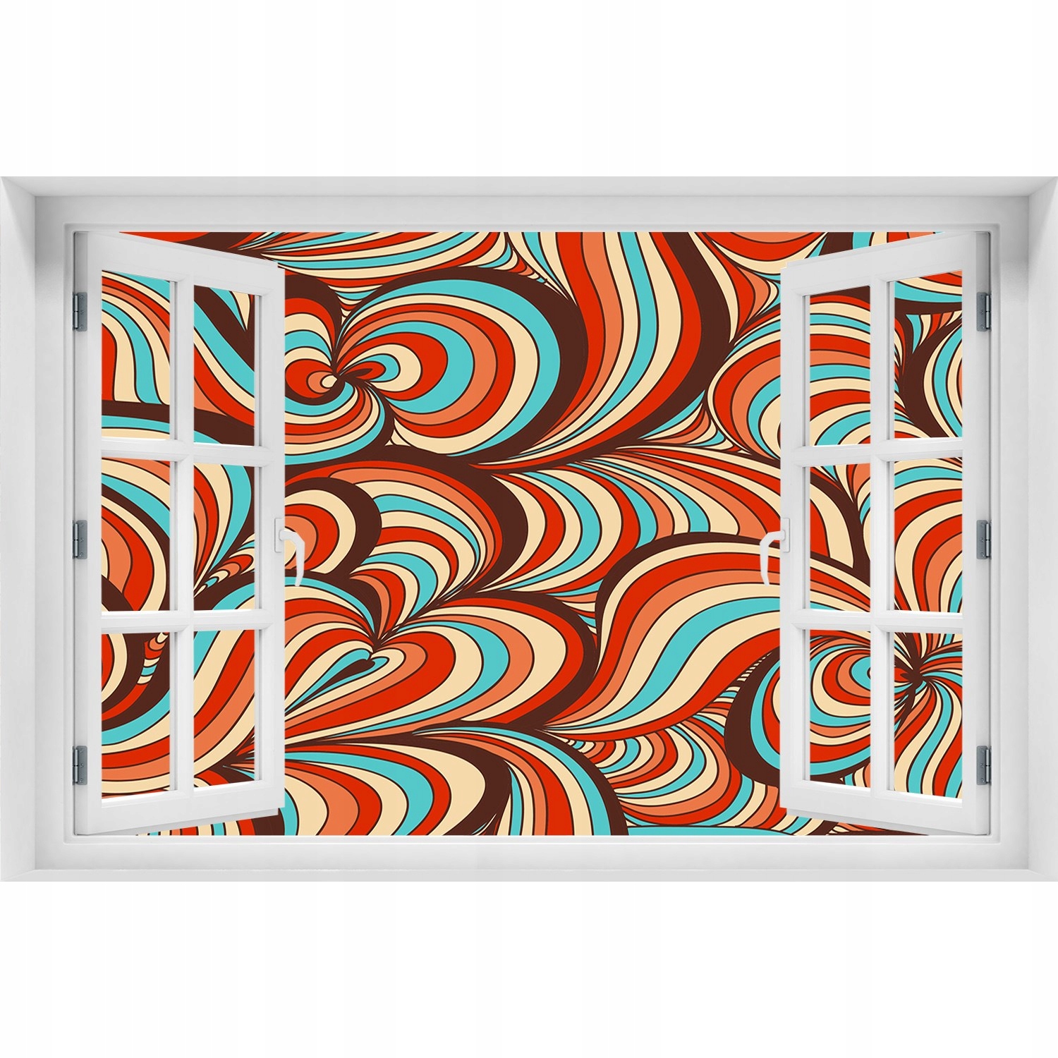 

Fotoobraz Naklejka na ścianę Wirujący wzór 120x80