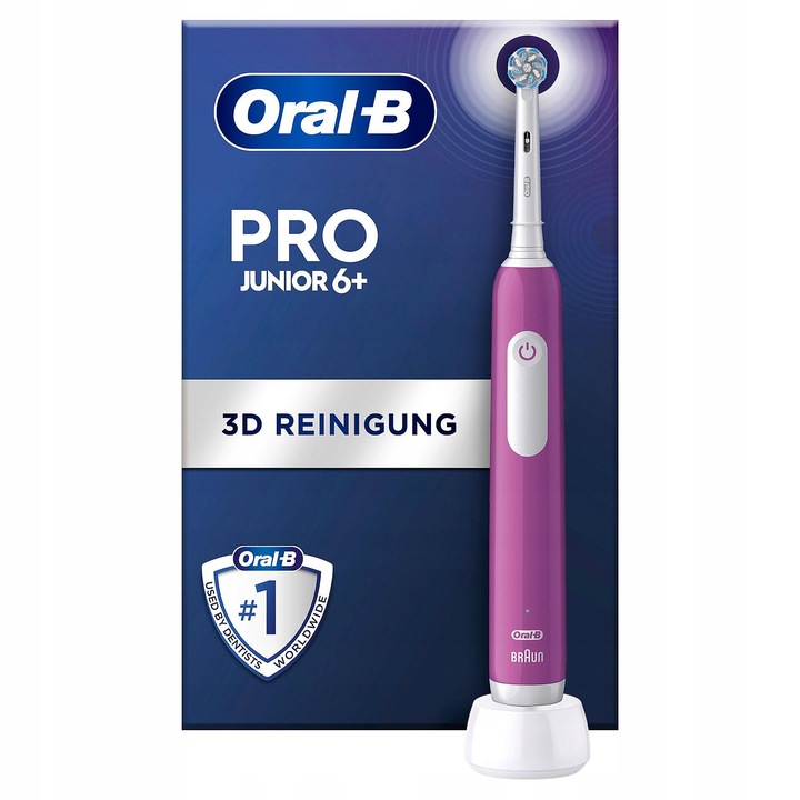 Oral-B Junior elektryczna szczoteczka do zębów od 6 roku fioletowa