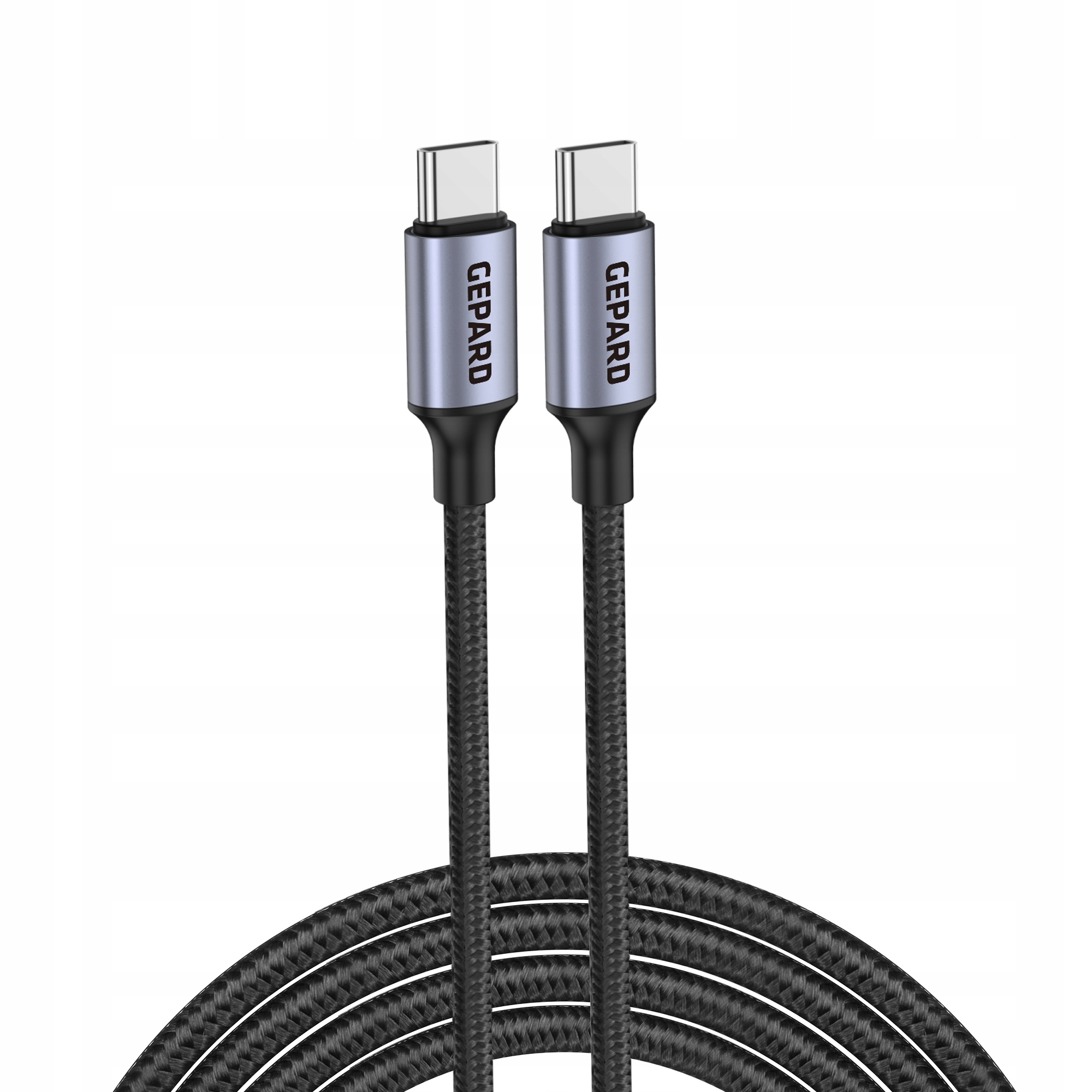 Kabel Gepard USB typ C - USB typ C 2 m czarny