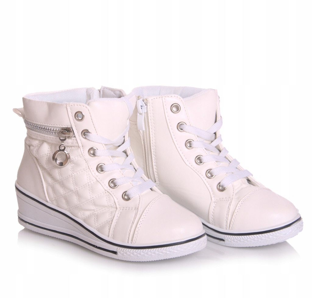 Botki trzewiki wiosenne jesienne dziecięce na zamek pikowane _31 / 19,5cm Marka inna