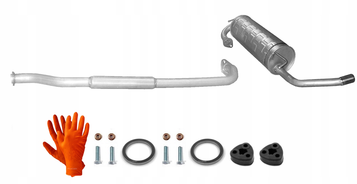 Toyota Rav 4 2.0 4X4 (1997-2000) verze 3-dveřový Tlumič Středový Koncový