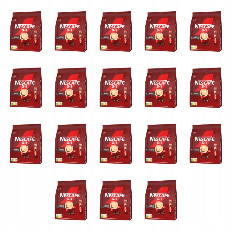 Nescafé 3v1 Classic Rozpustný kávový nápoj 10 x 16,5 g X18