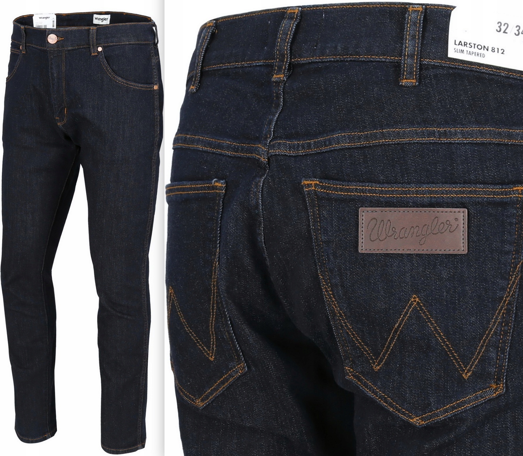 

Wrangler Larston Slim Tapered Jeans Rurki W32 L32