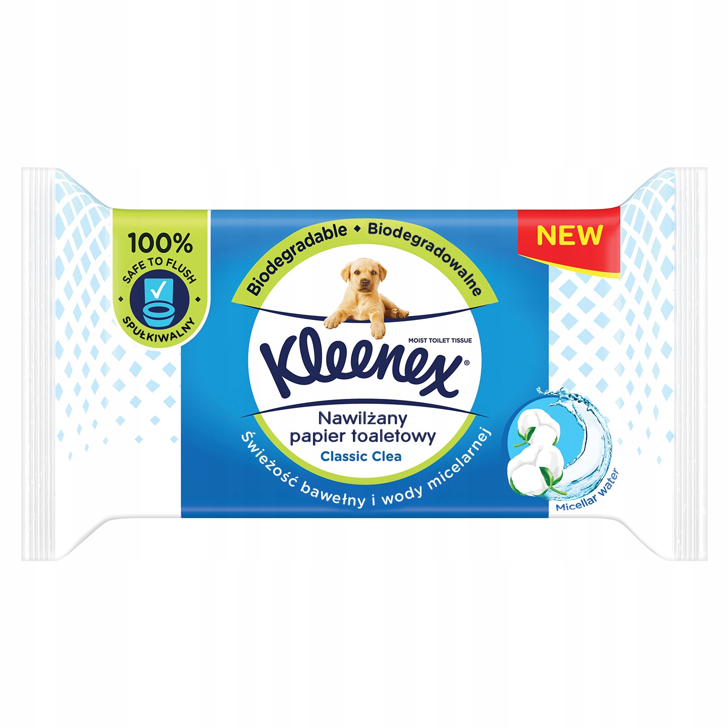

Nawilżany papier toaletowy Kleenex Classic 42 szt
