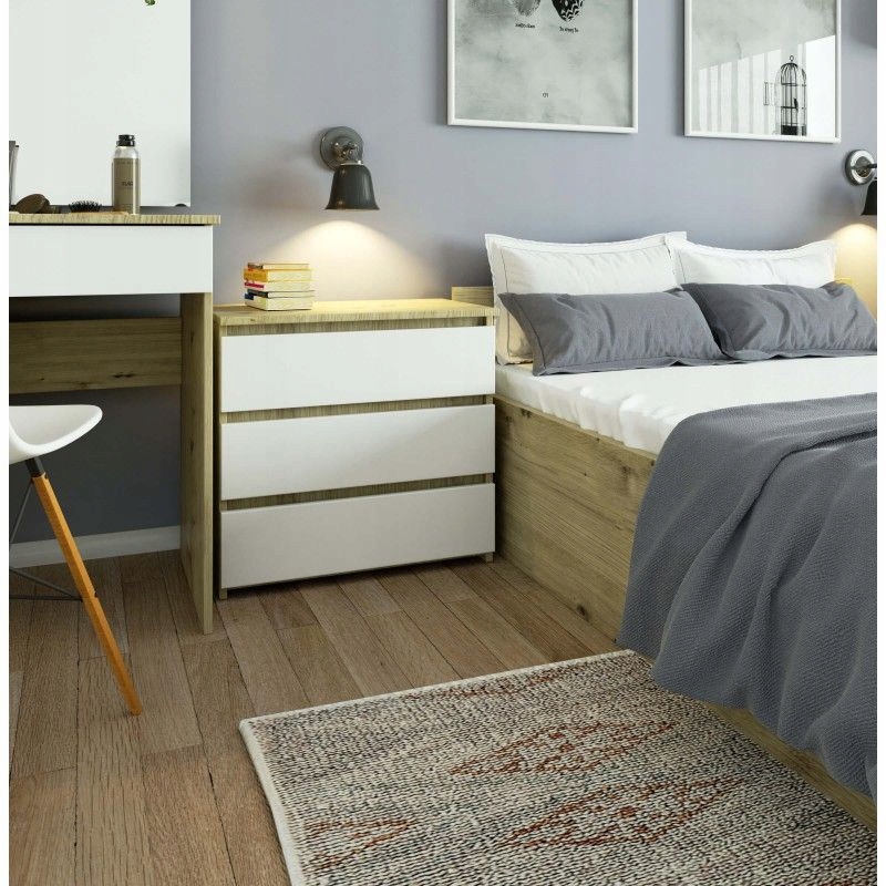 DUŻA SZAFKA NOCNA MEBLE 60cm KOLORY NOWOCZESNA komoda szafka szuflady Marka inna