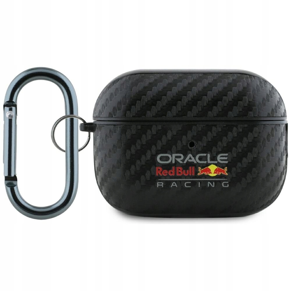 Etui Do Airpods Pro 2 Red Bull Pu Carbon Logo Czarne Case