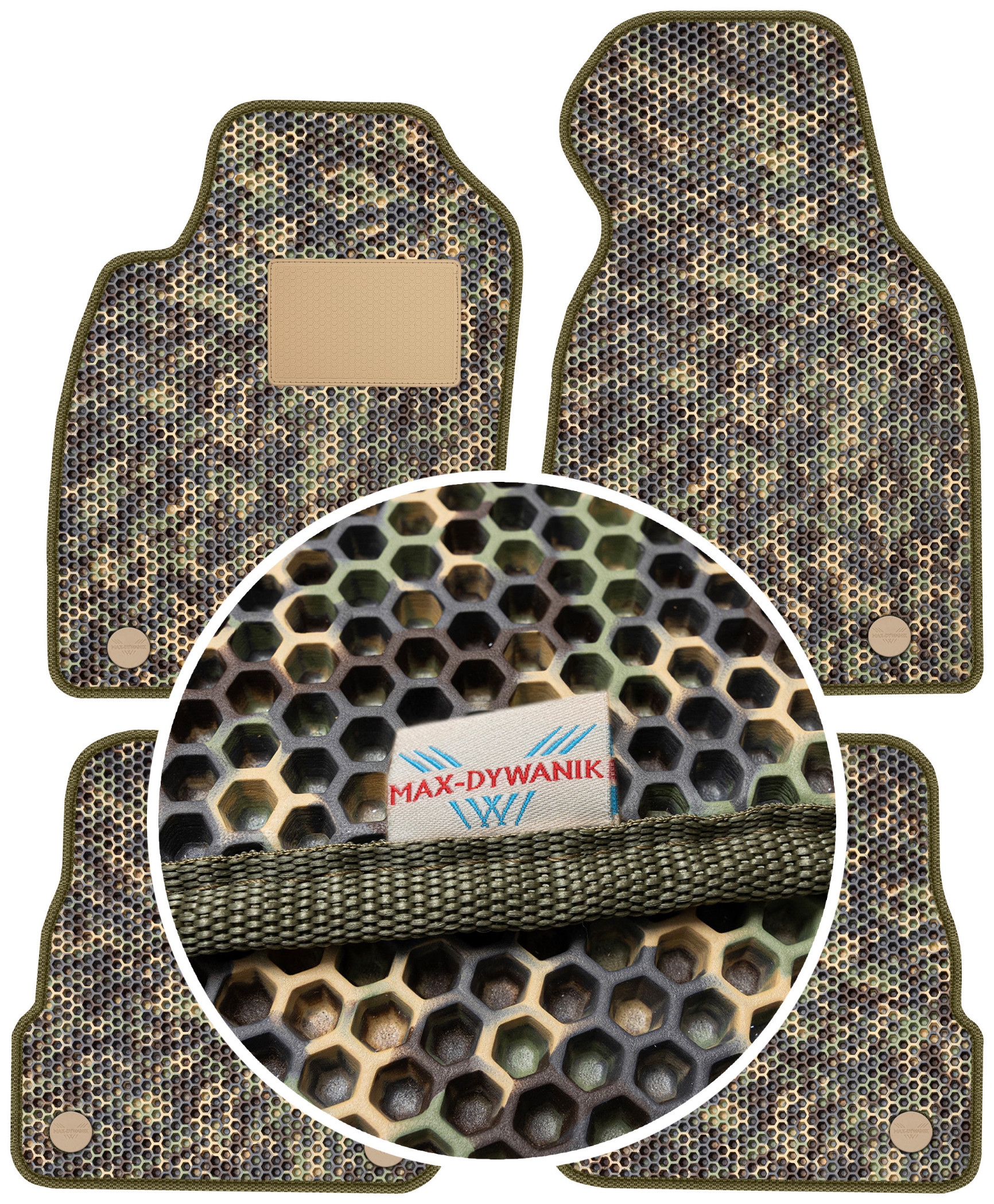 Audi A6 C5 1997-2000 Gumové rohože do auta Eva Moro