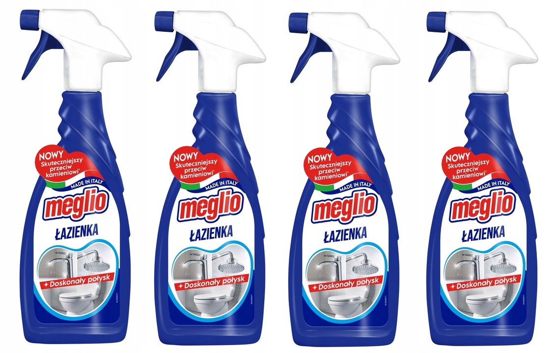 Levně 4xMEGLIO Prostředek na čištění koupelny 0,65 l