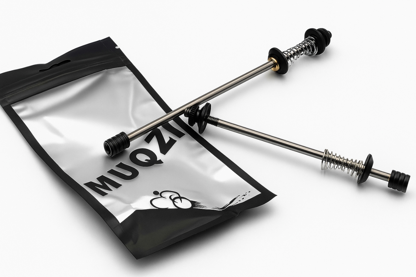 Muqzi lehké titanové svorky pro Piast Qr Komplet 45g Black