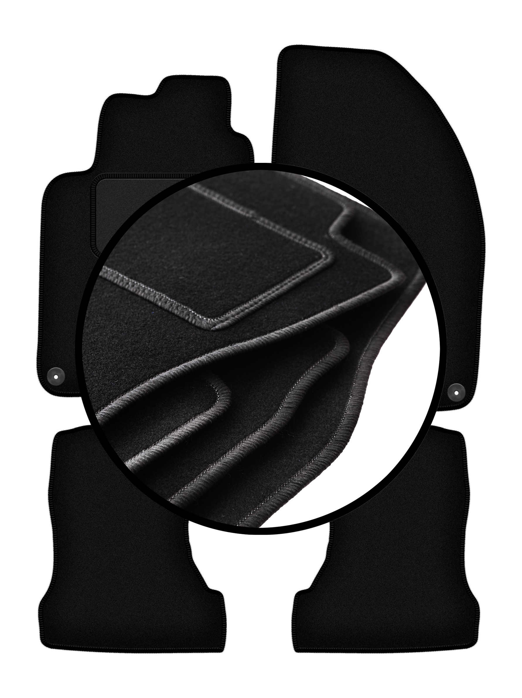 Velurové koberce komplet pro: Lancia Kappa coupe (1994-2001)