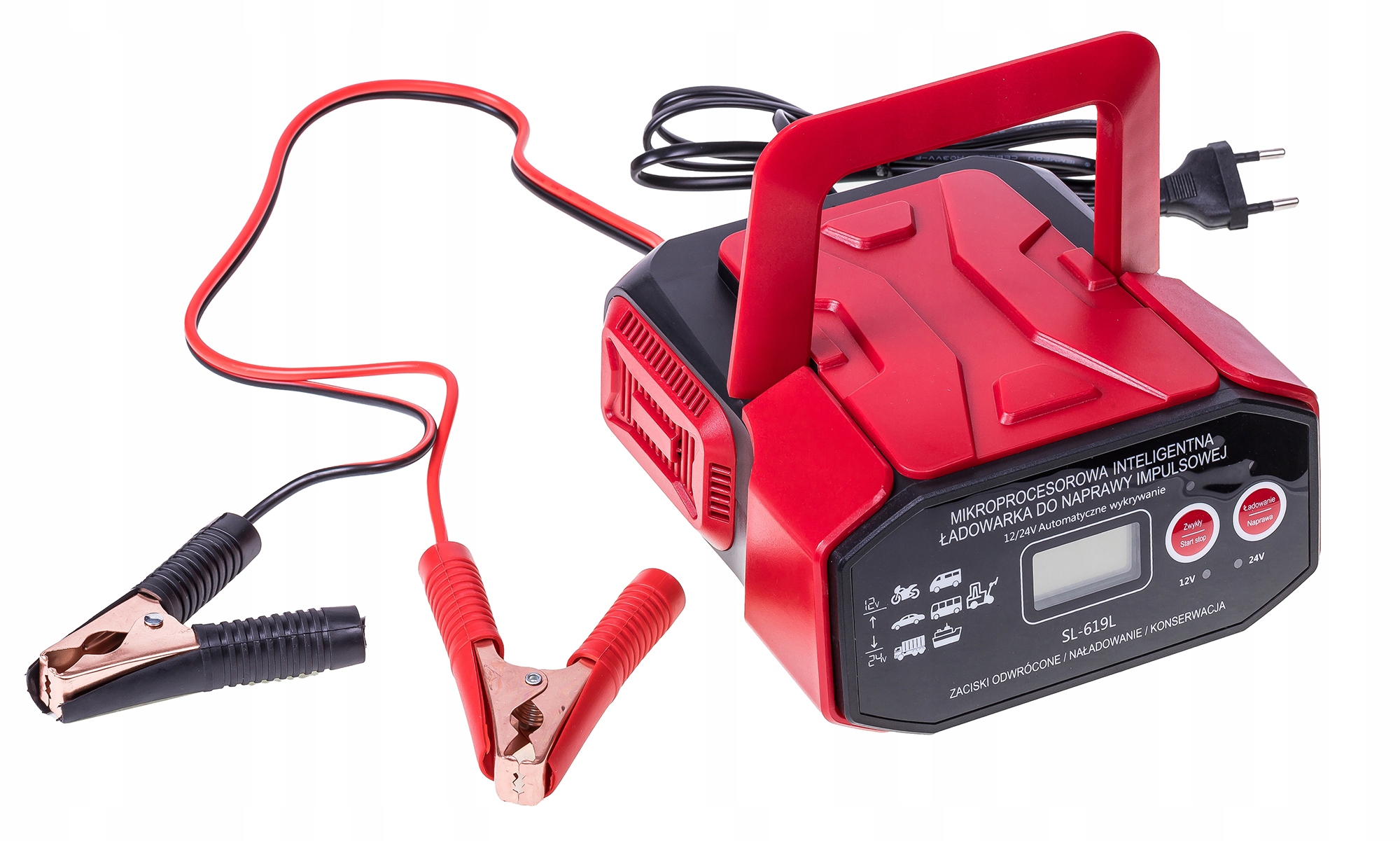 PROSTOWNIK SAMOCHODOWY DO AKUMULATORÓW 24V 12V 30A AGM START-STOP Marka Linbox