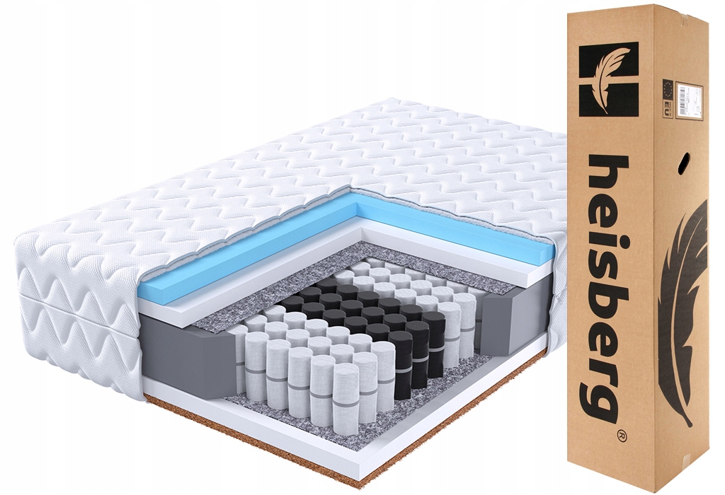 Taštičková matrace Ludin 120x200 Hr pěna kokos Heisberg