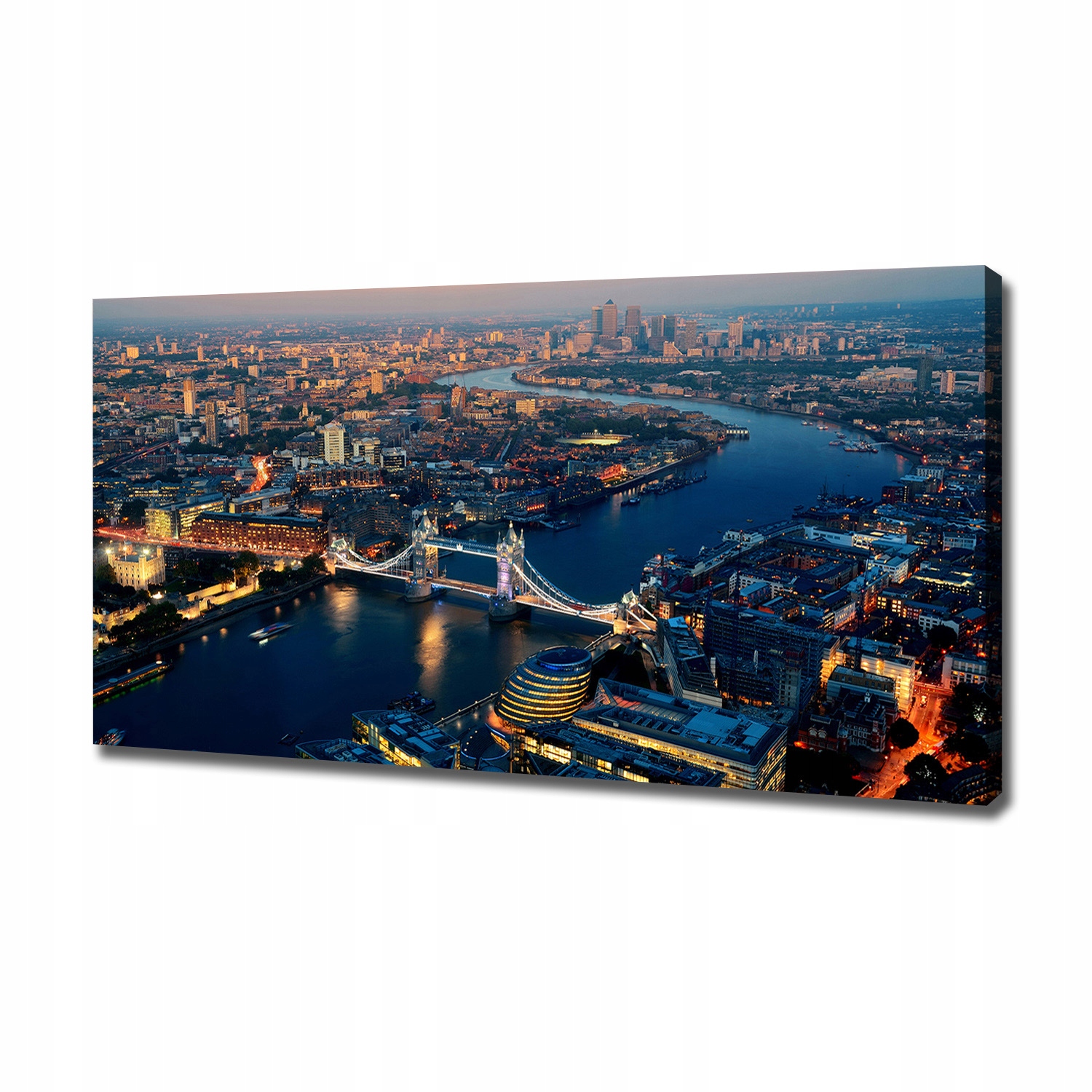 

Foto obraz na płótnie Londyn z lotu ptaka 120x60cm