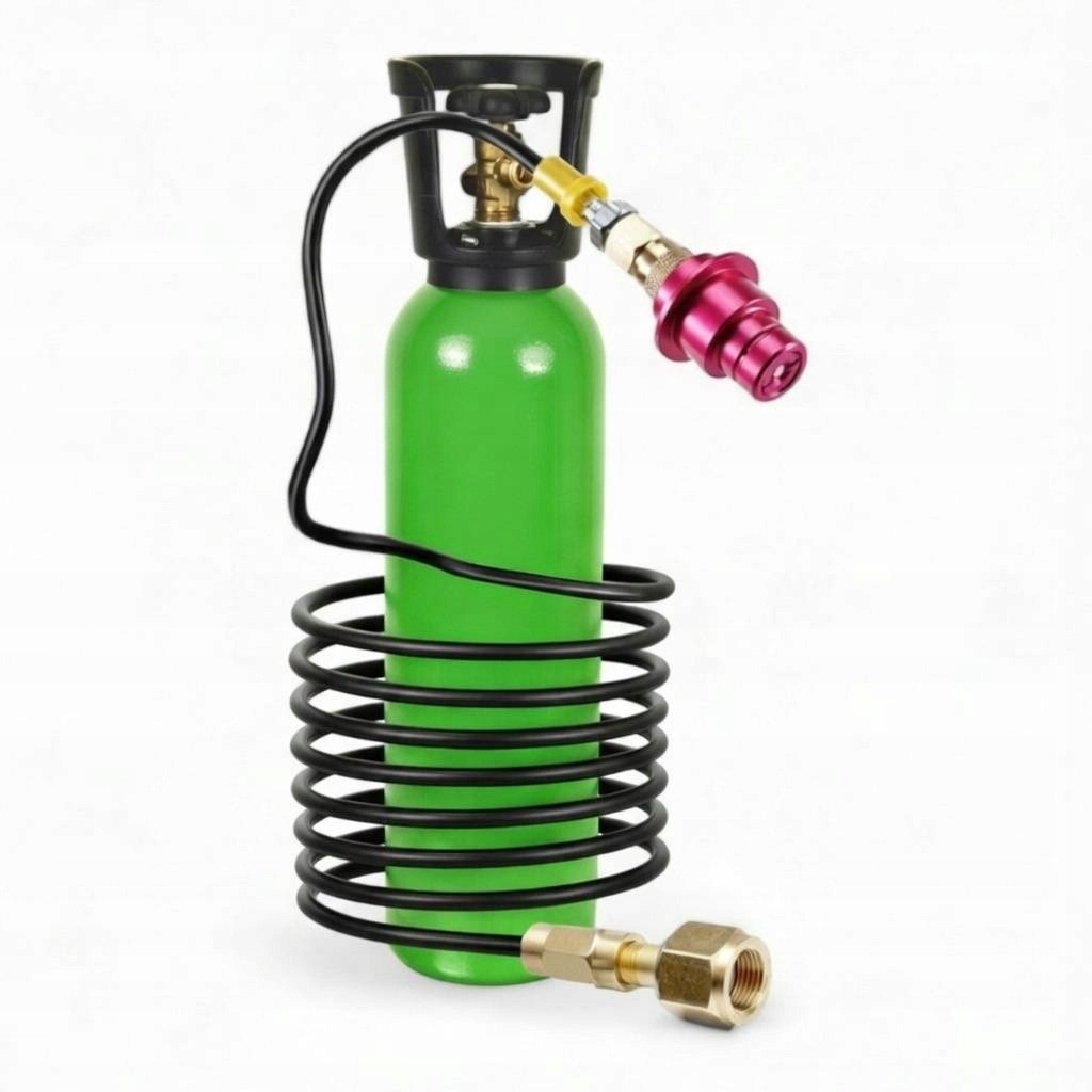 CO2 láhev 5l a adaptér pro Sodastream saturátor Quick Connect Terra 125cm
