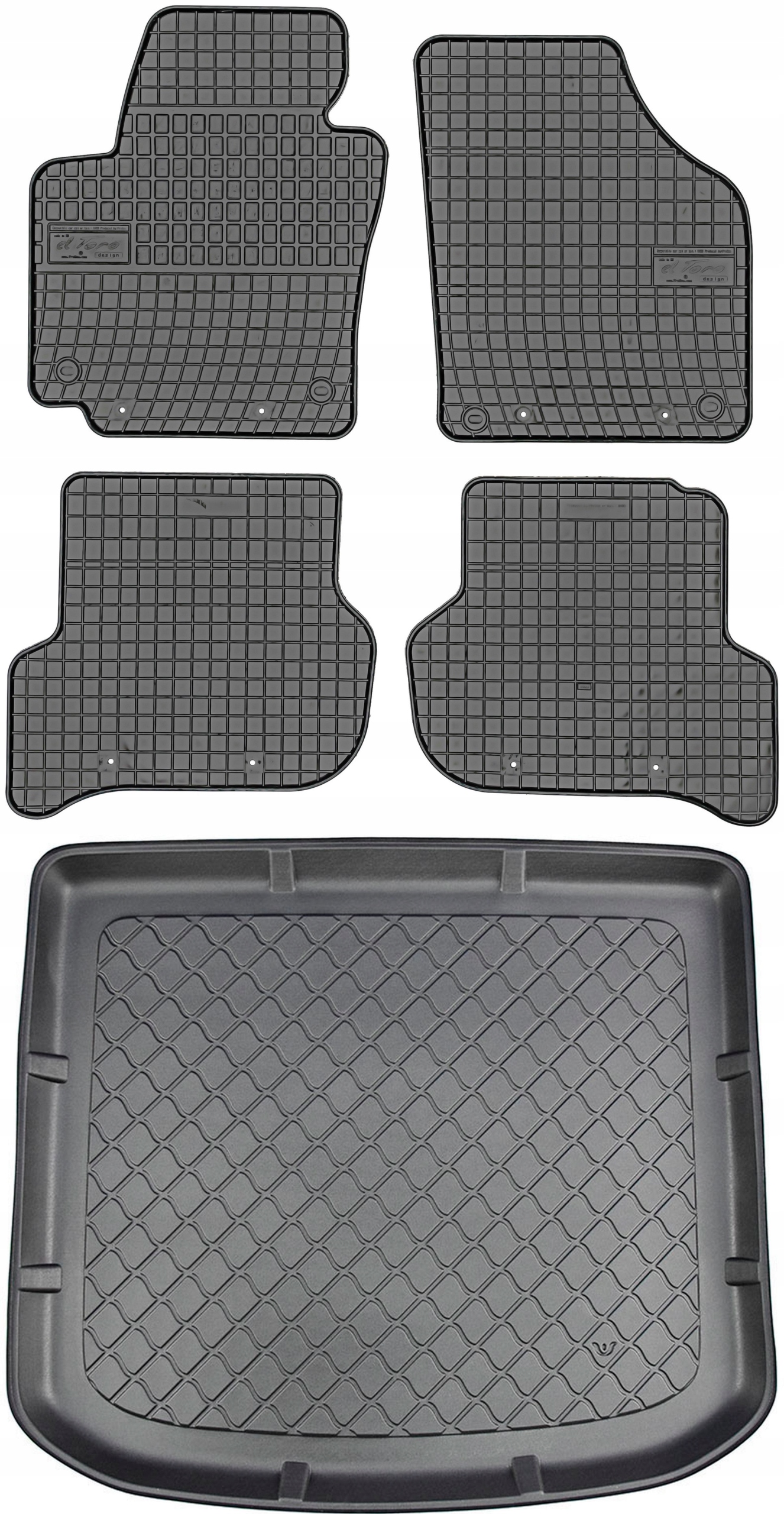 Seat Altea XL Hatchback od roku 07.2006-08.2015 Sada Koberce batožinový priestor