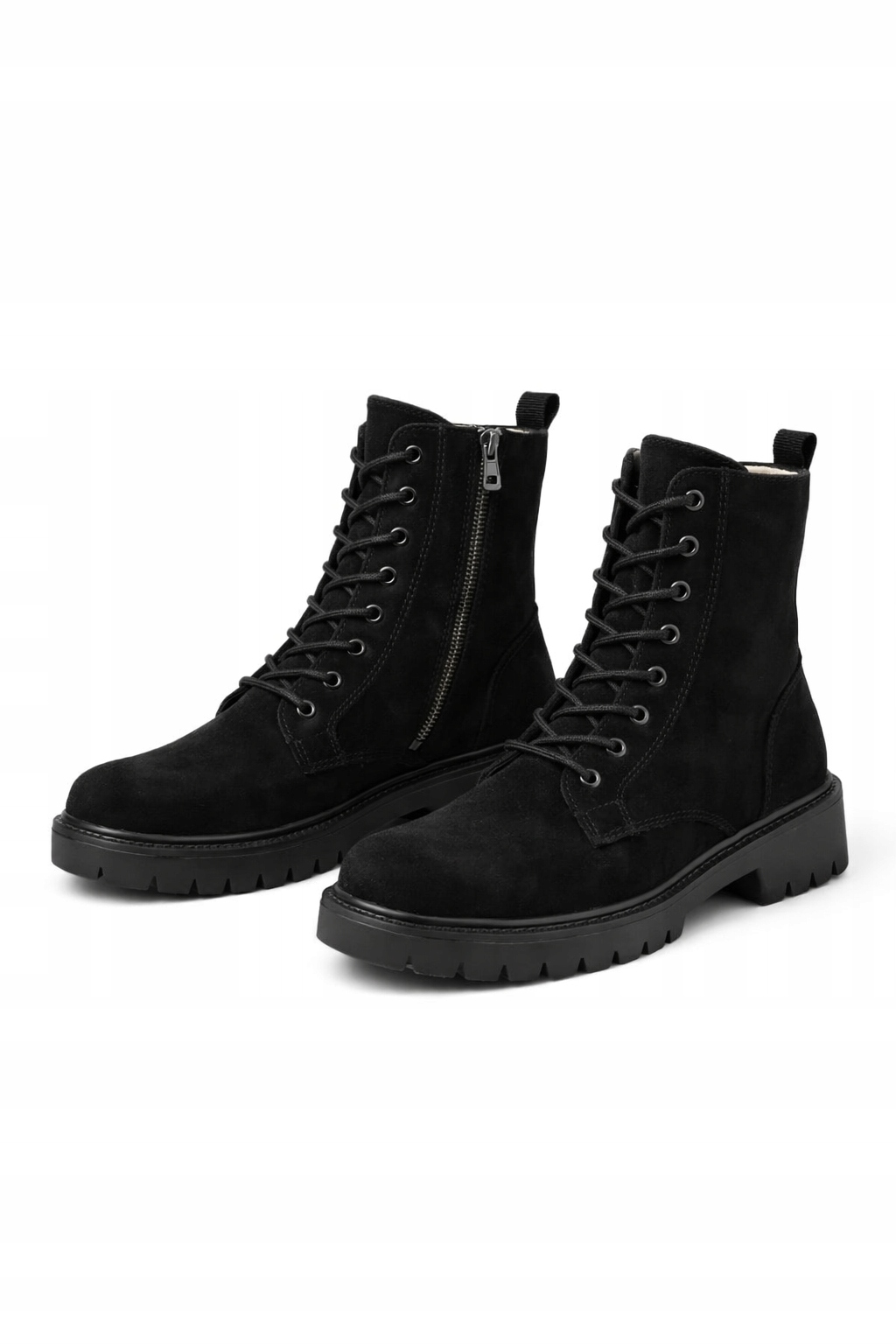 Černé Kotníkové Boty S Plochou Podrážkou 40 I3B