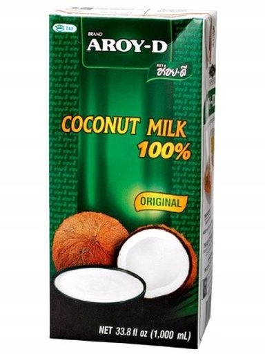 2x Aroy-d Kokosové mléko (70% kokosového extraktu) karton 1 l