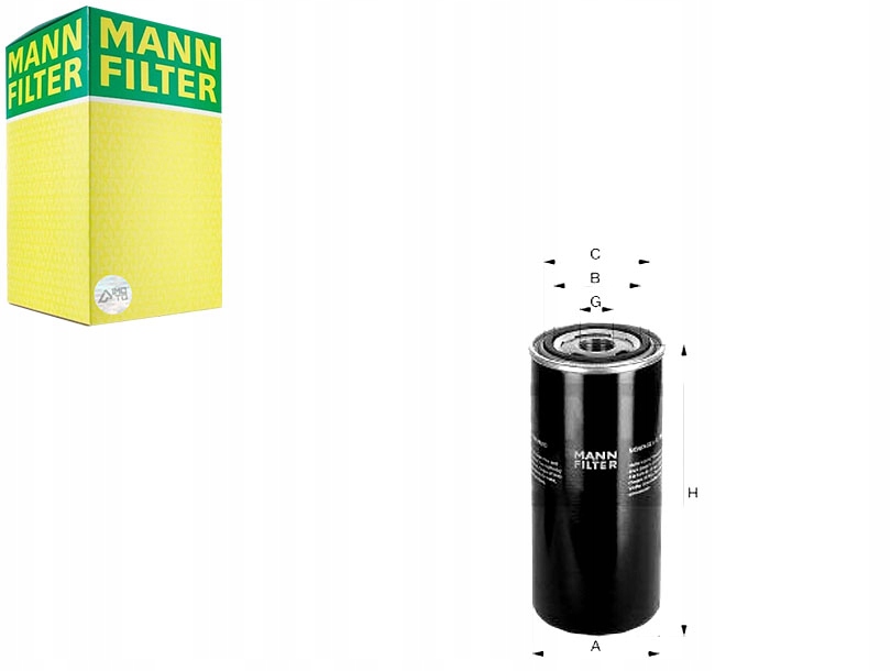 Mann-filter Olejový Filtr 11802947 1182947 1182945 F