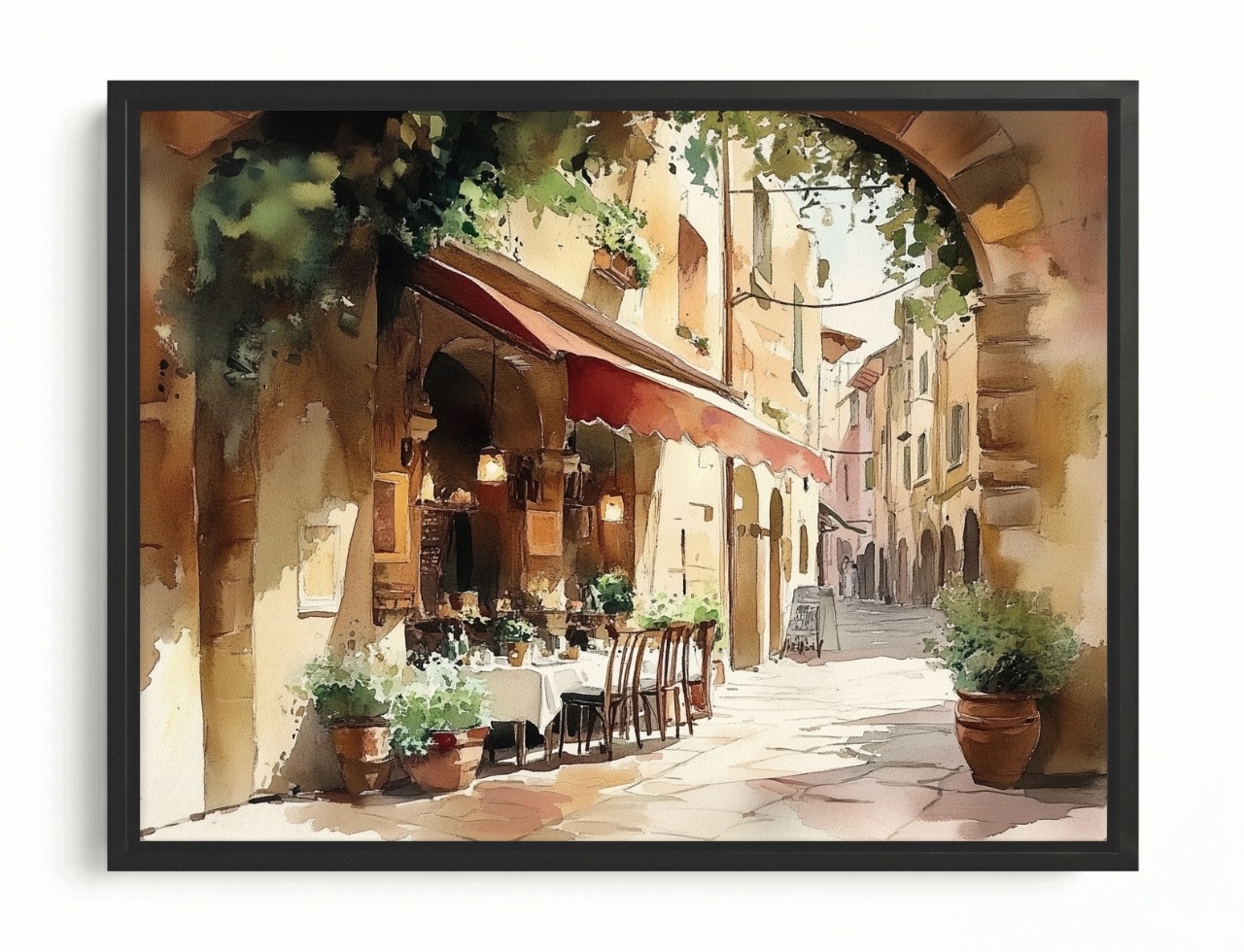 Obraz Rama American Box Mesto Ulica Reštaurácia Kaviareň Trattoria 80x60