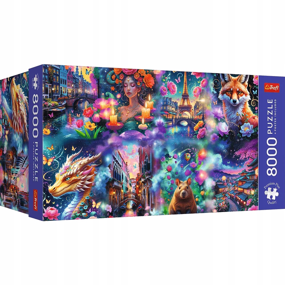 Puzzle Trefl 8000 elementów Colorful World Trefl