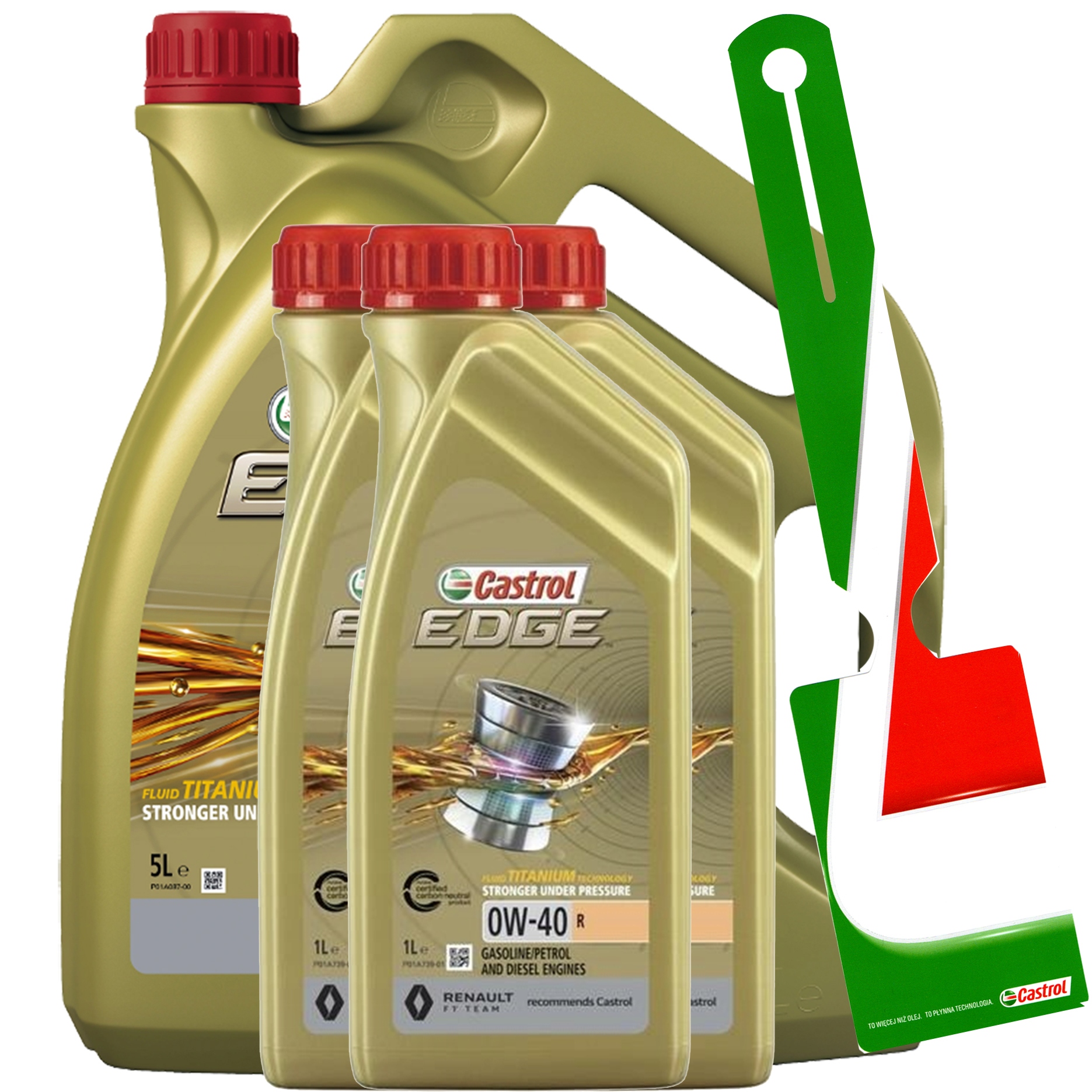 CASTROL EDGE TITANIUM FST 0W-40 R RN17 RSA 8L