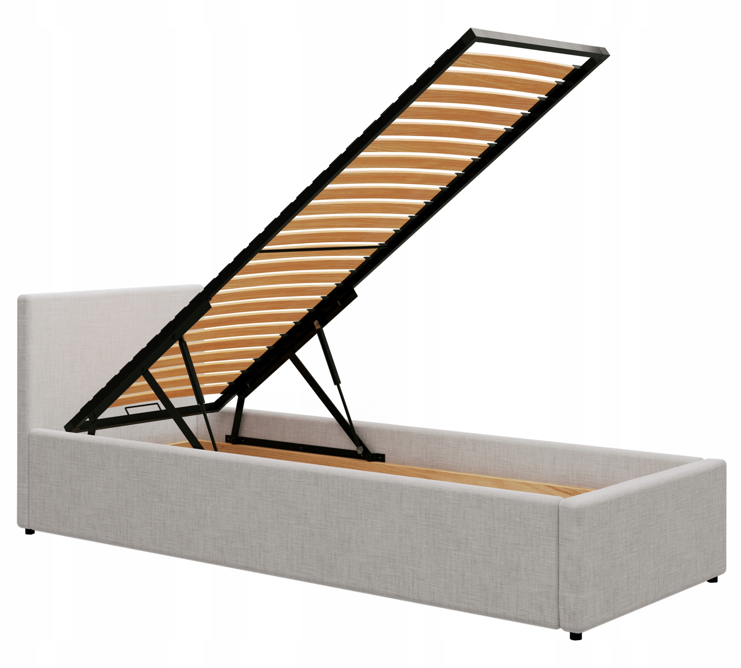 PODNOSZONY METALOWY STELAŻ POD MATERAC 90x200x19!