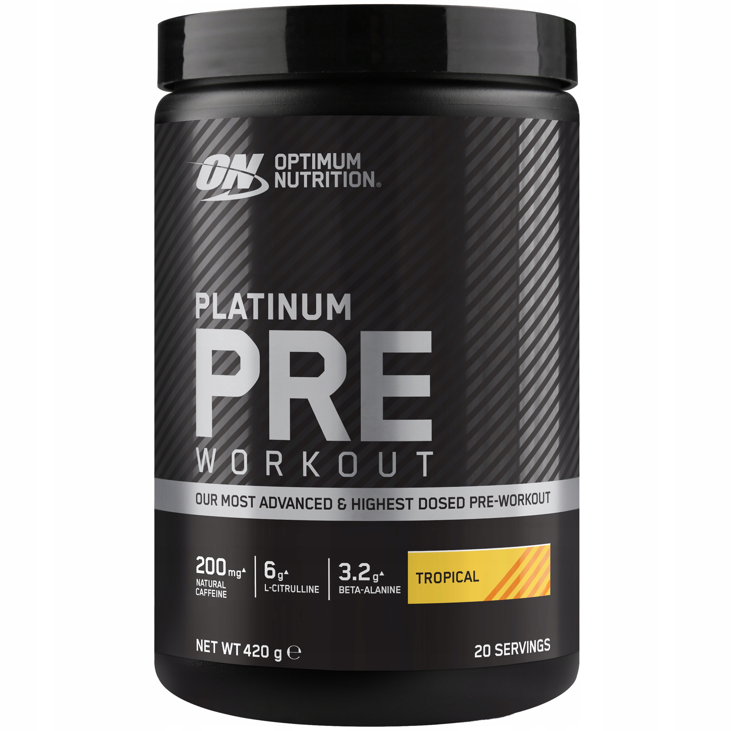 Předtréninkový Optimum Nutrition Platinum Předtréninkový 420g Ovocný punč 20p
