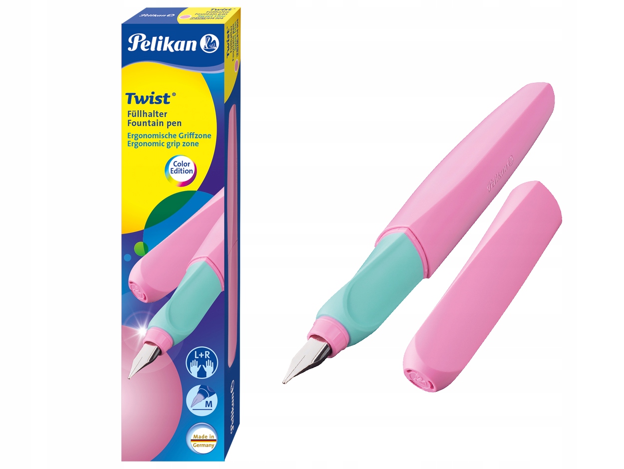 PIÓRO WIECZNE UNIWERSALNE PELIKAN SWEET LILAC Sposób napełniania naboje