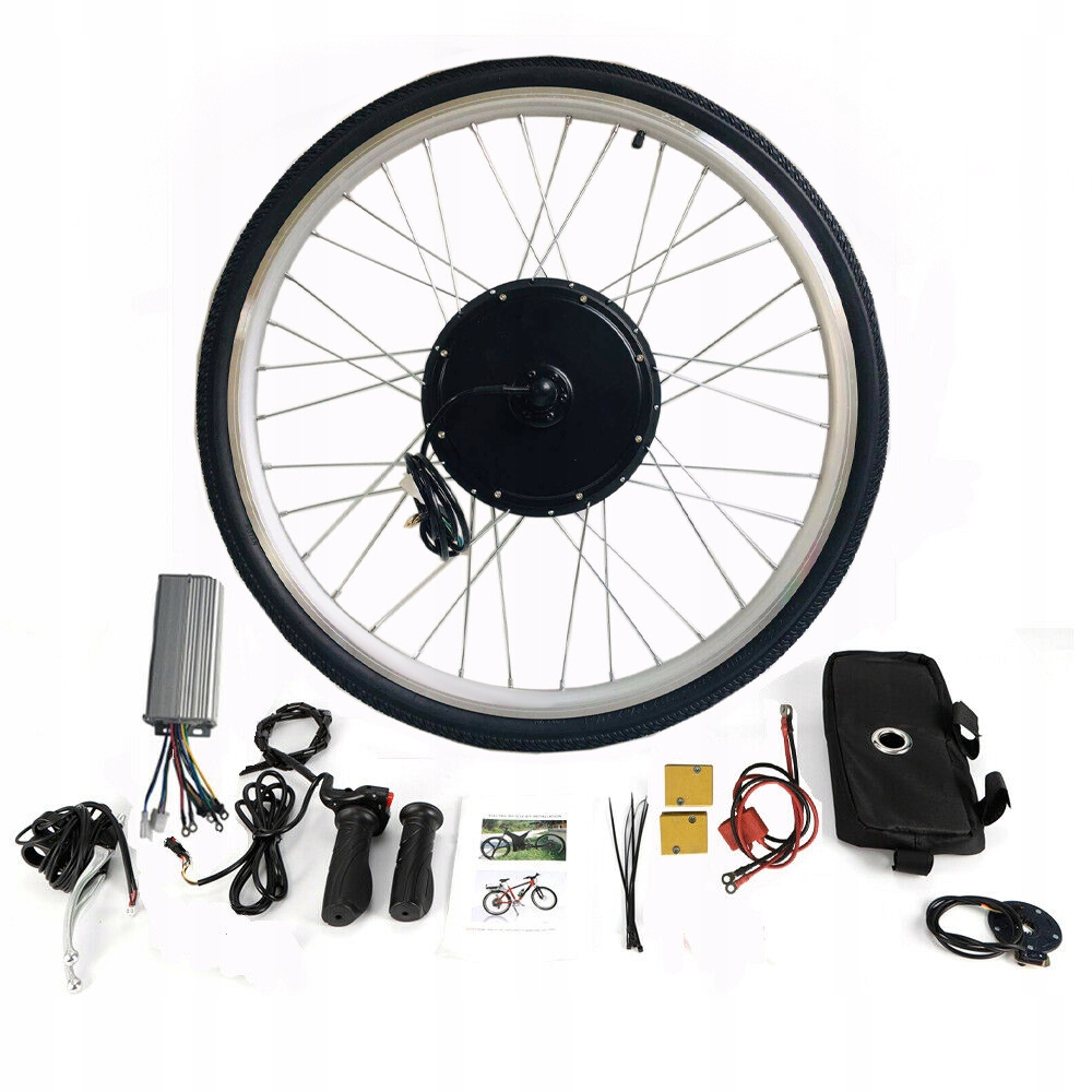 28" Zestaw elektrycznego silnika rowerowego Zestaw przednich kół roweru Zestaw do konwersji e-roweru