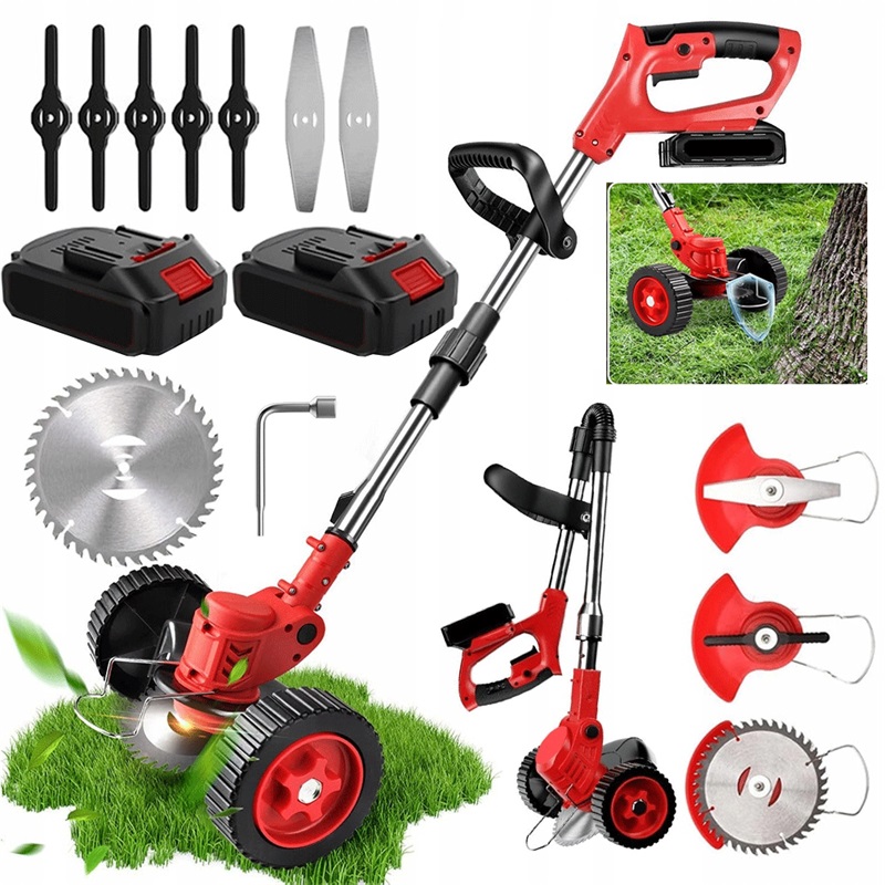 Skládací Sekačka Na Trávy S Ergonomickou Rukojetí A Ochranným Krytem