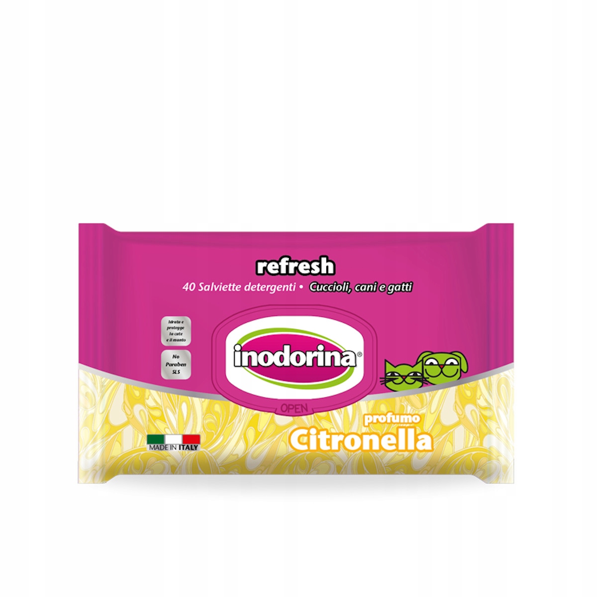 

Inodorina Refresh Citronella chusteczki nawilżane