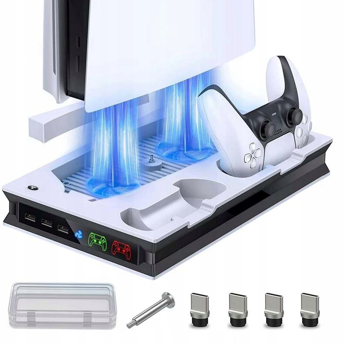 Stacja chłodząca PS5 do szybkiego ładowania chłodząca podstawka do padów