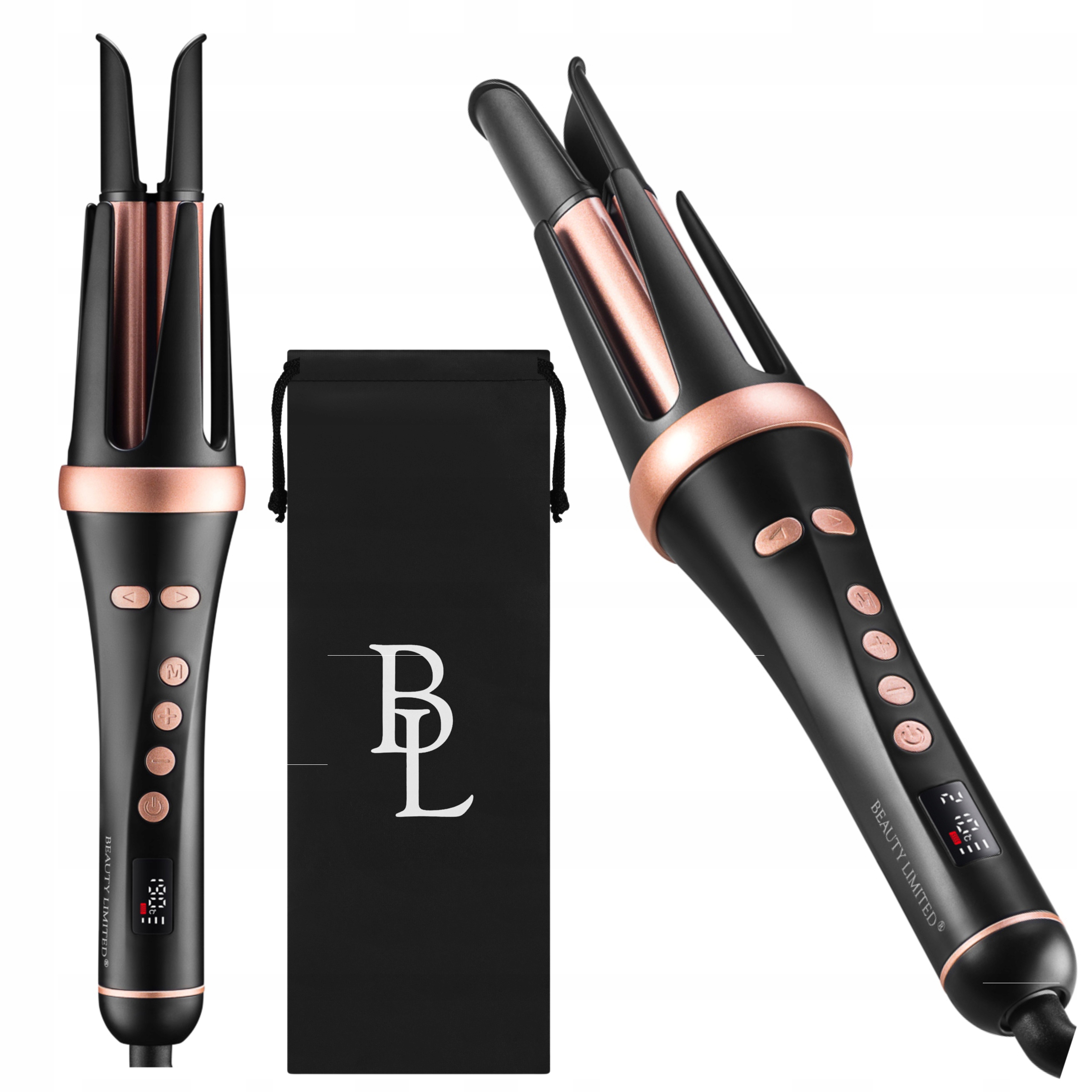 Lokówka automatyczna do włosów Ceramiczna Obrotowa Pokrowiec Jonizacja