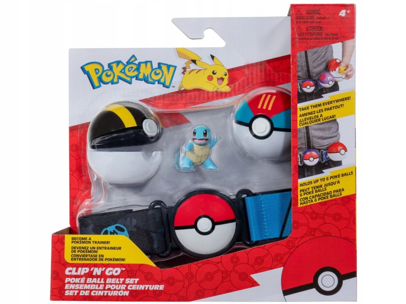 Figurka Pokémon Clip 'n' Go Belt Set Squirtle PKW3648