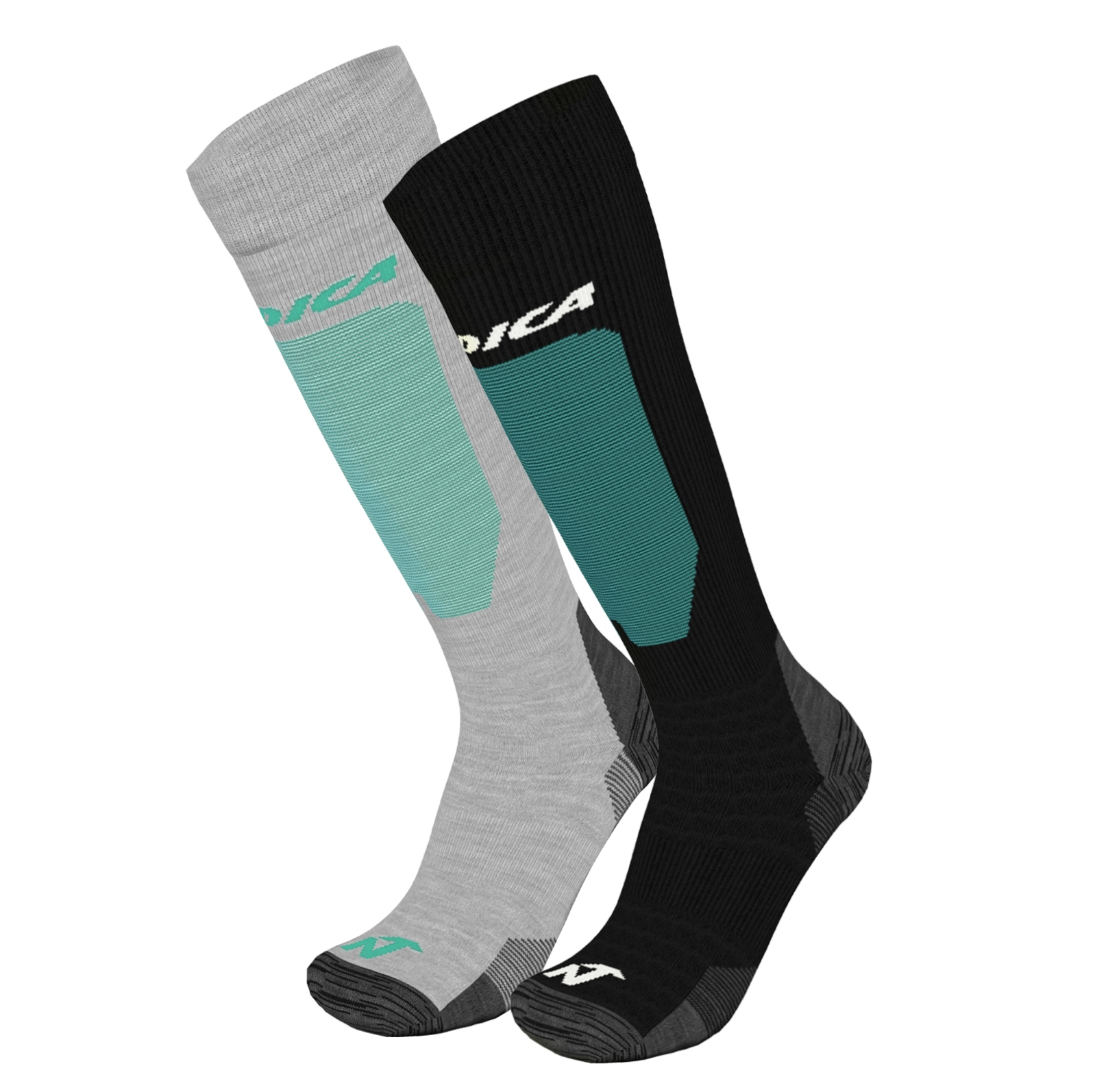 2x Skarpety Narciarskie Snowboardowe Wełna Merino Ski Nordica Uni 2.0 36-38