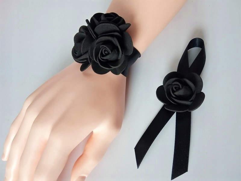 KM25 _AE * Kotylion + przypinka * ślub studniówka Rodzaj kotylion