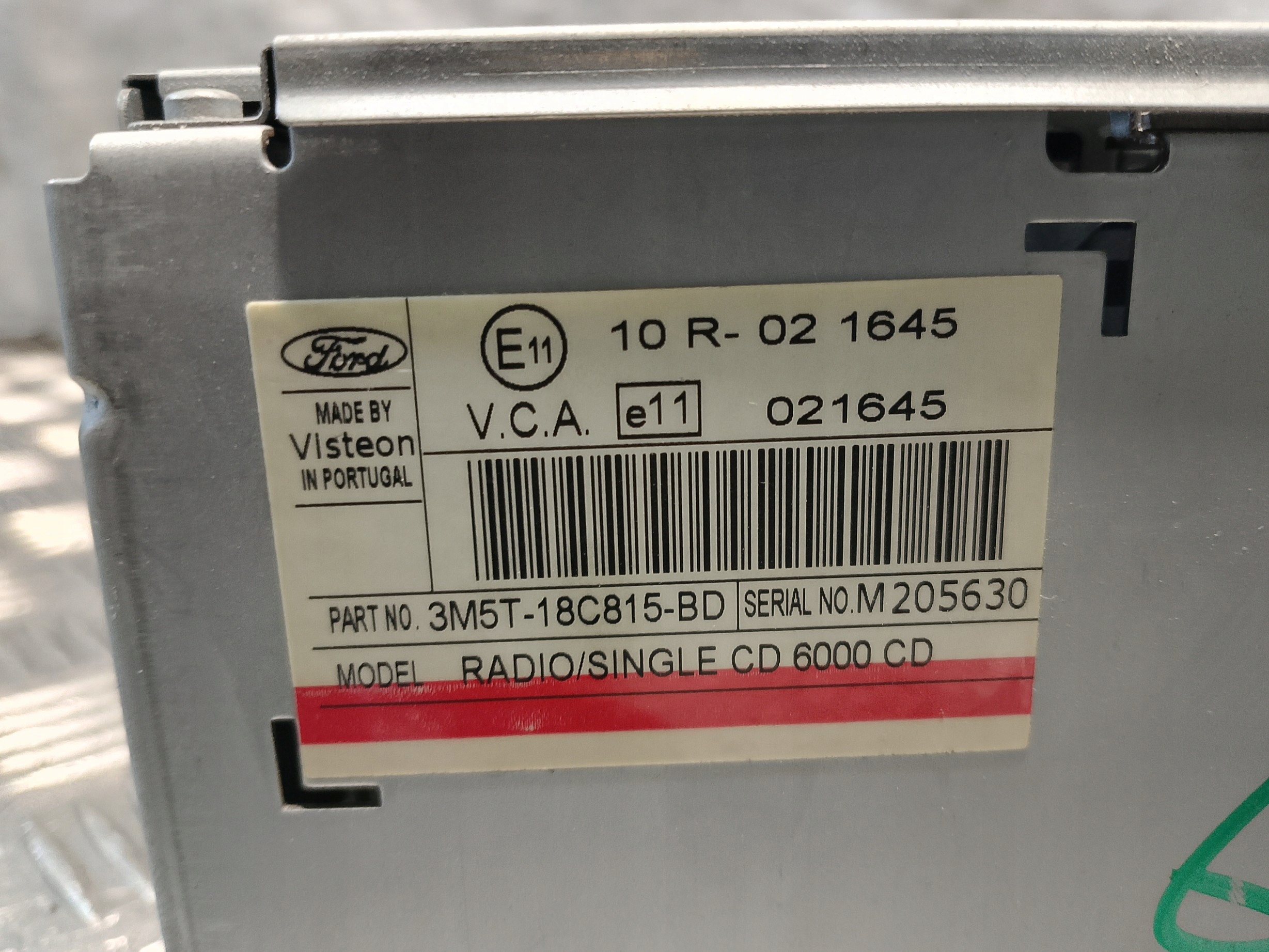 RADIO FORD FOCUS C-MAX e 1 3M5T-18C815-BD