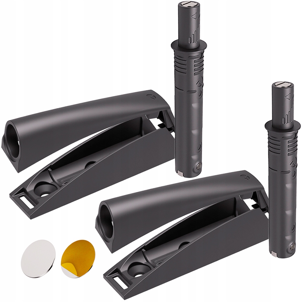 ZESTAW 2x ODBOJNIK TIP-ON DŁUGI Z MAGNESEM +ADAPTER +BLASZKA SAMOPRZYLEPNA