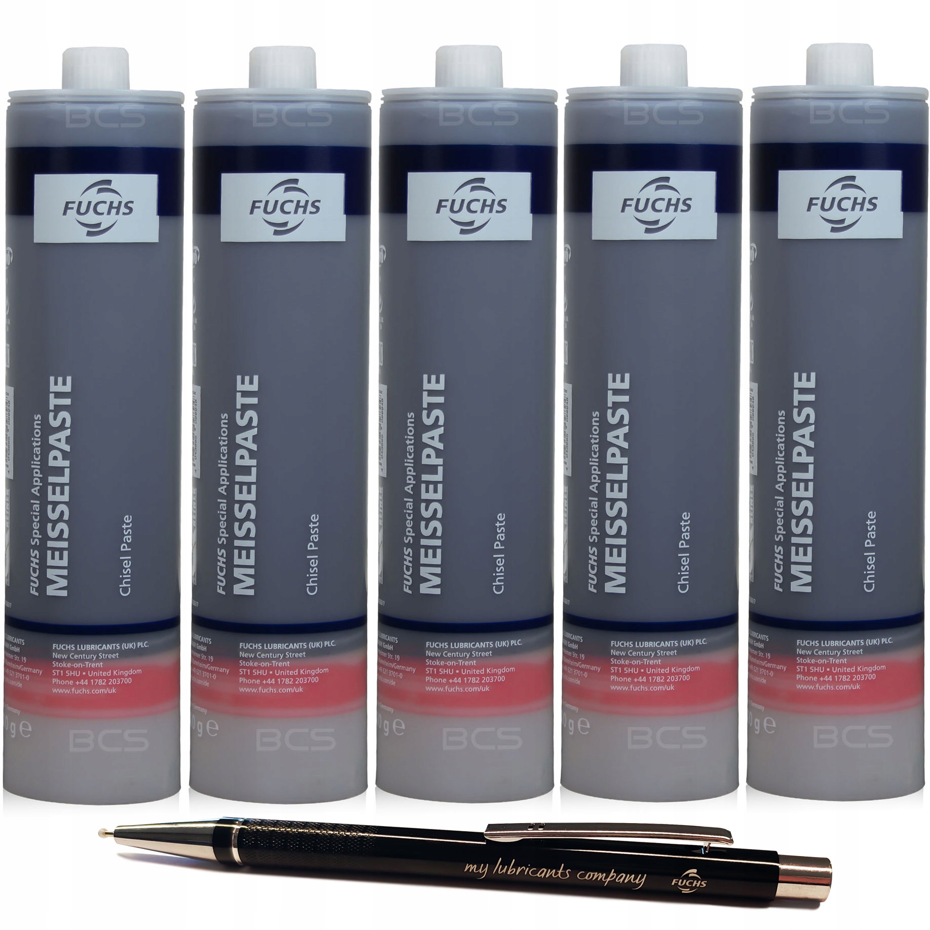 5 x FUCHS MEISSELPASTE SMAR DO MŁOTÓW UDAROWYCH 500g AUTORYZOWANY DYSTRYB.