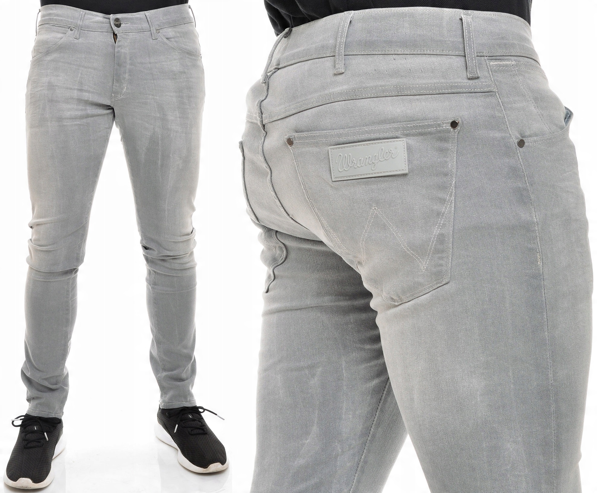 

Wrangler spodnie Grey low skinny Bryson W31 L34