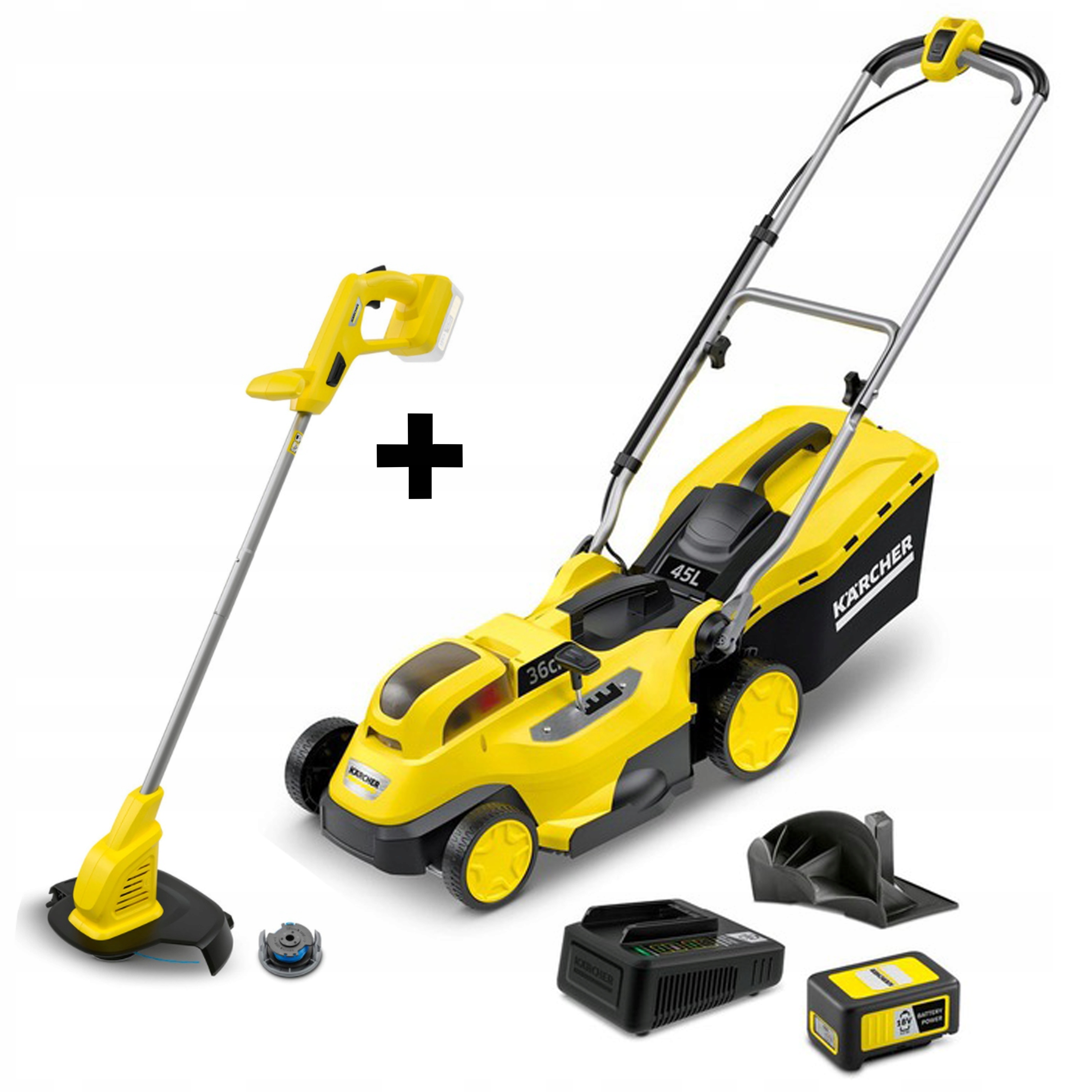 

Kosiarka akumulatorowa Karcher +Podkaszarka za 1zł