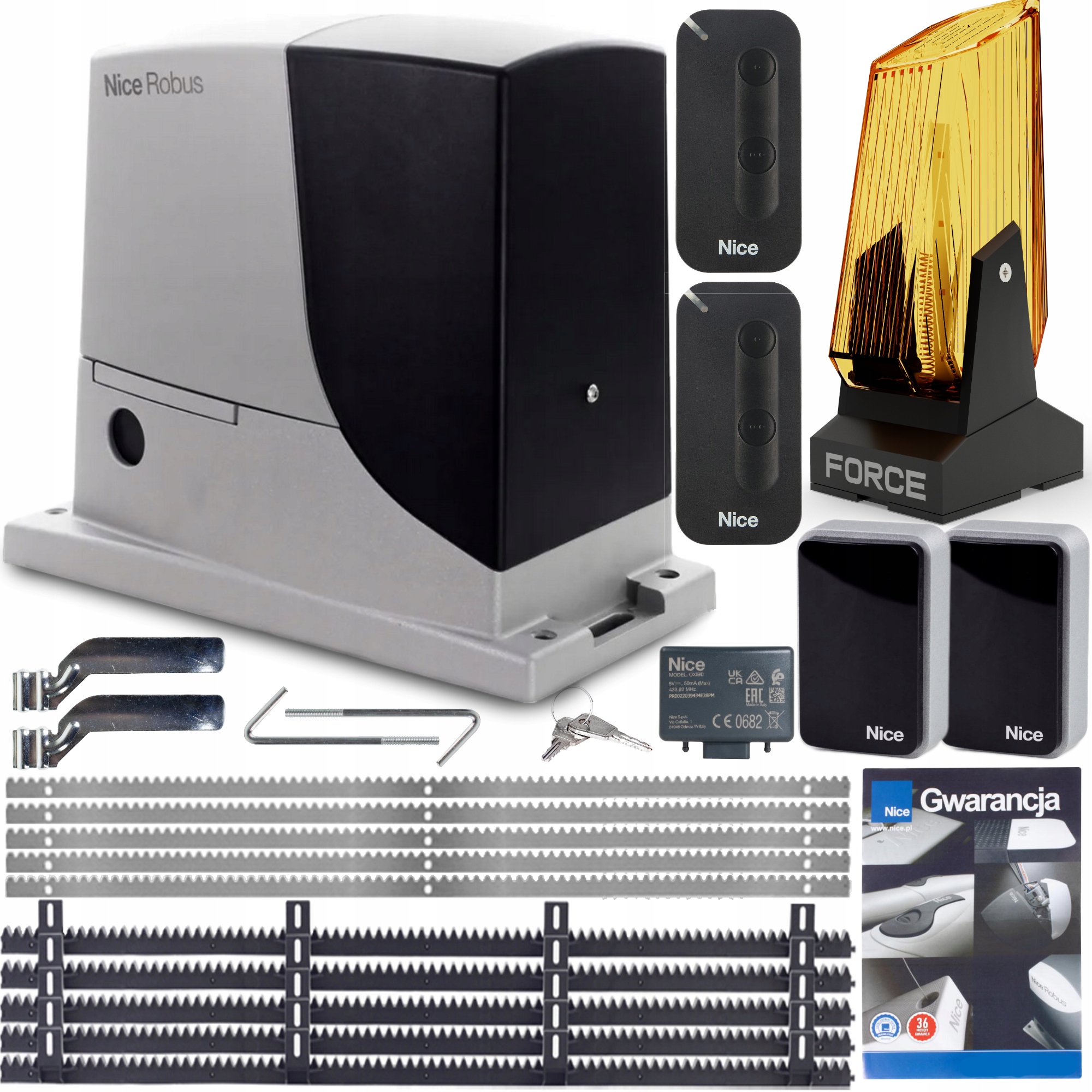 Set Pohon Nice Robus 1000 2xPILOT Lišta Lampa