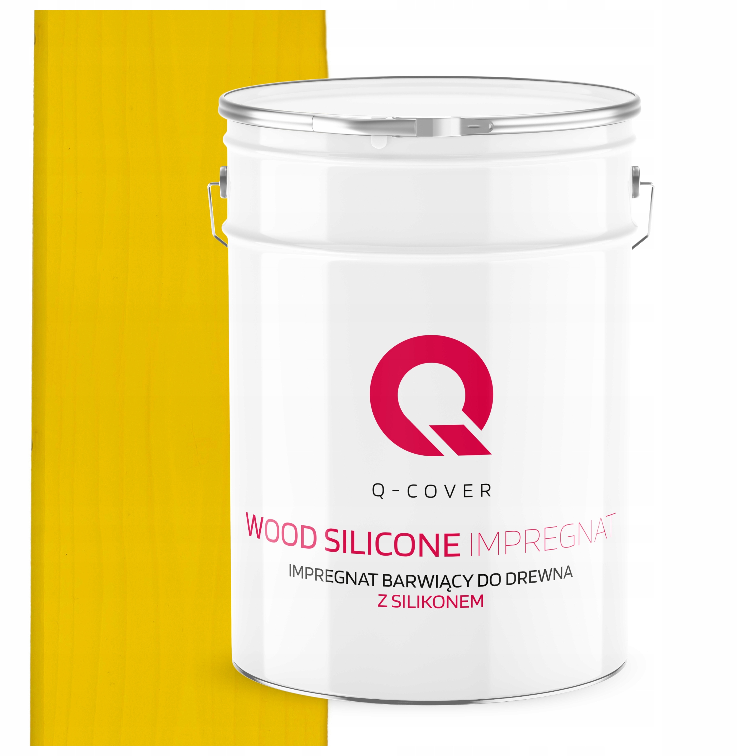 Impregnácia Na Drevo Extra Farba S Ochranným Silikónom Farby Trvanlivá Žltá 10 L