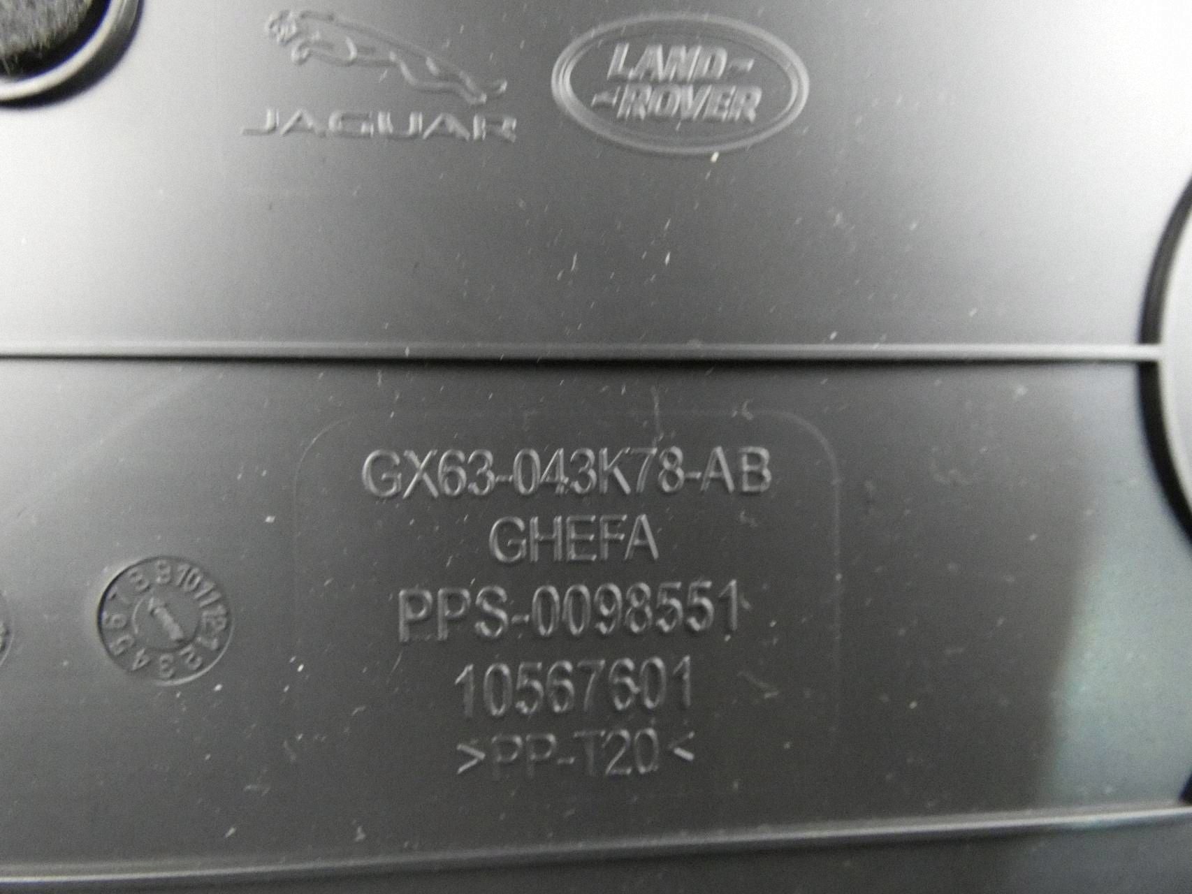 JAGUAR XF II X260 passenger compartment boot