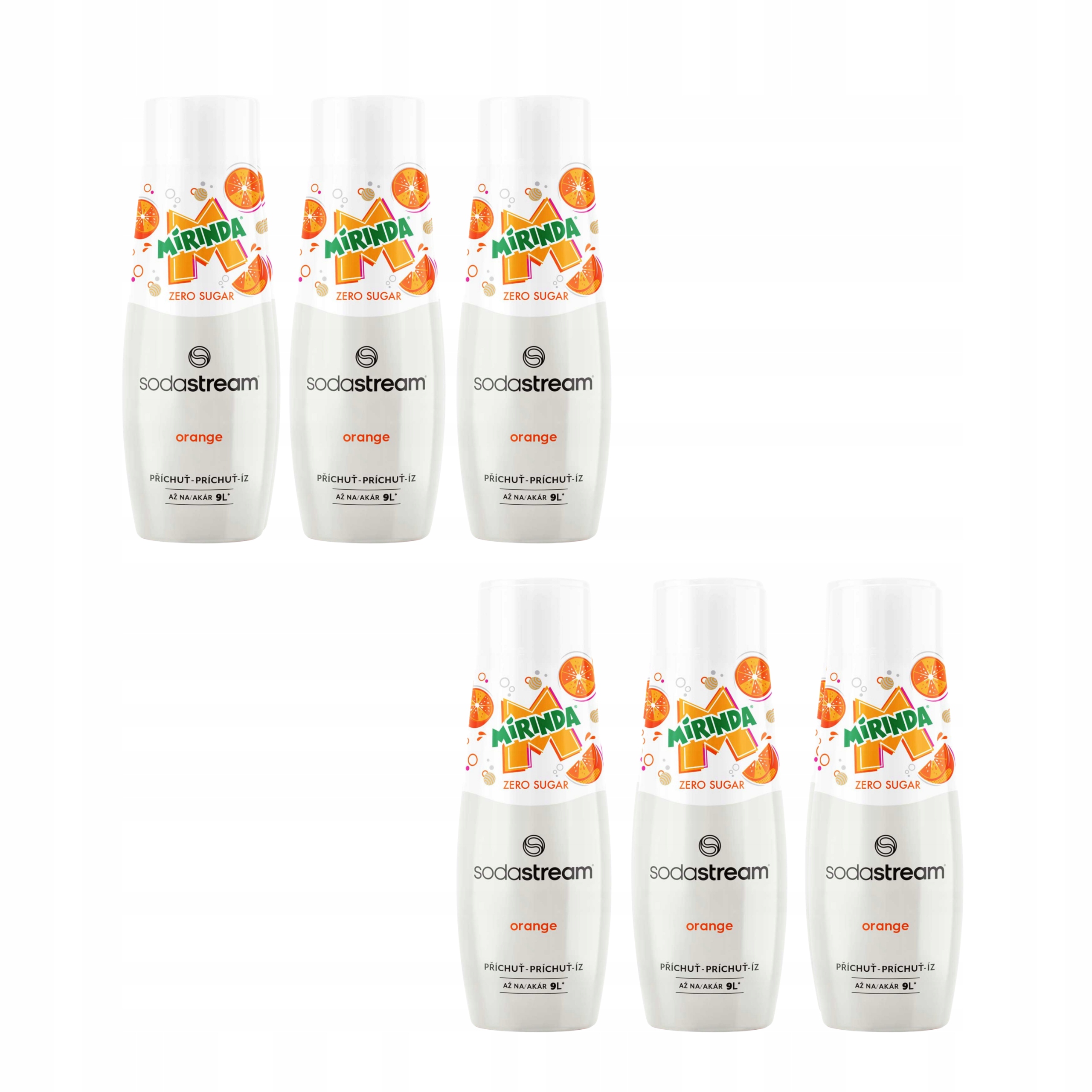 Levně Koncentrát sirupu do saturátoru Sodastream Mirinda Zero bez cukru 440 ml